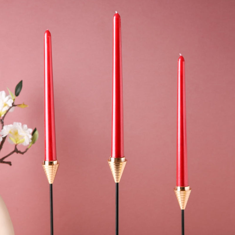 Smooth Taper Candle Set of 4 - Candle | Home decor
