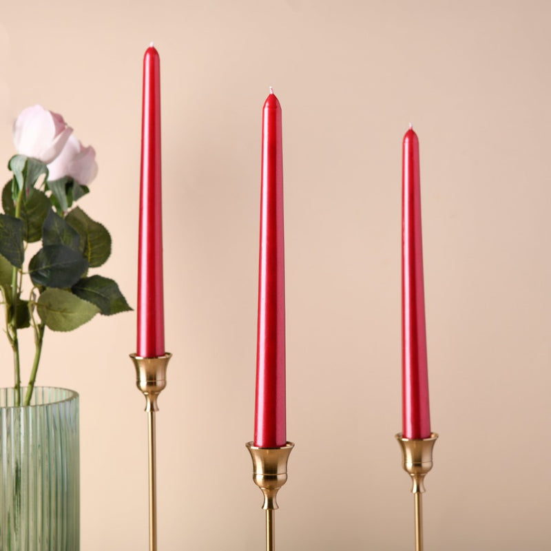 Smooth Taper Candle Set of 4 - Candle | Home decor