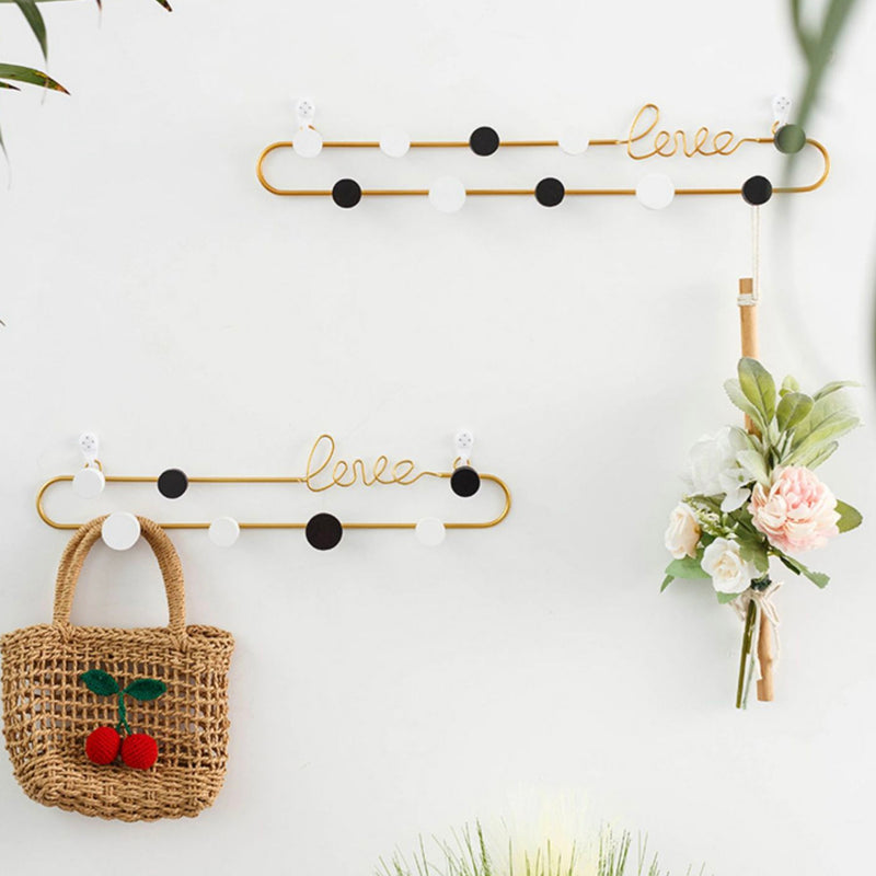 Wall Hook Black White - Wall hook/wall hanger for wall decoration & wall design | Home & room decoration ideas