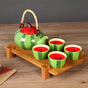 Watermelon Teaset Fiesta - Tea cup set, tea set, teapot set | Tea set for Dining Table & Home Decor