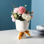 White Bouquet Vase - Flower vase for home decor, office and gifting | Home decoration items