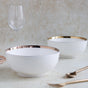 White Bowl - Bowl, ceramic bowl, serving bowls, noodle bowl, salad bowls, bowl for snacks, large serving bowl | Bowls for dining table & home decor