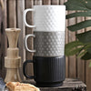 White Coffee Mug- Mug for coffee, tea mug, cappuccino mug | Cups and Mugs for Coffee Table & Home Decor