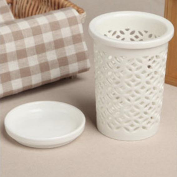 White Cutlery Holder - Kitchen Tool