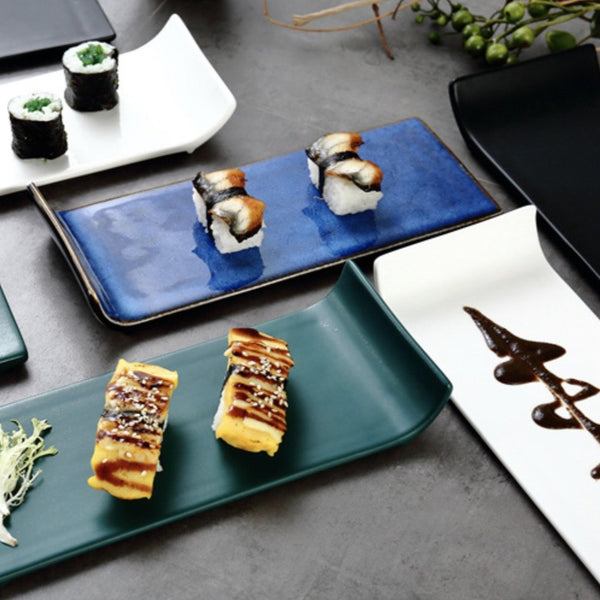 White Long Serving Plate