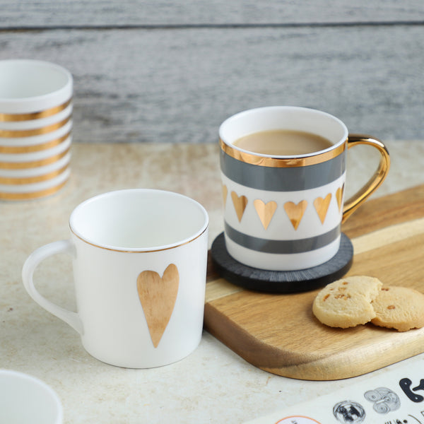 Coffee Cup with Heart, Coffee Mug with Heart