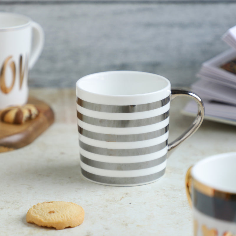 White Coffee Cup- Mug for coffee, tea mug, cappuccino mug | Cups and Mugs for Coffee Table & Home Decor