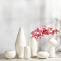 White Flower Vases - Flower vase for home decor, office and gifting | Home decoration items