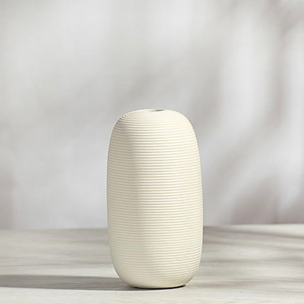 White Flower Vases - Flower vase for home decor, office and gifting | Home decoration items