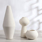 White Flower Vases - Flower vase for home decor, office and gifting | Home decoration items