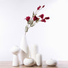 White Flower Vases - Flower vase for home decor, office and gifting | Home decoration items
