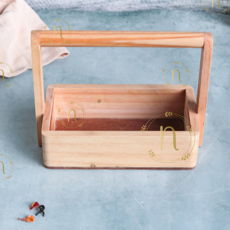 Wooden Caddy - Basket | Caddy