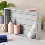 Grey Wooden Crate - Basket | Organizer