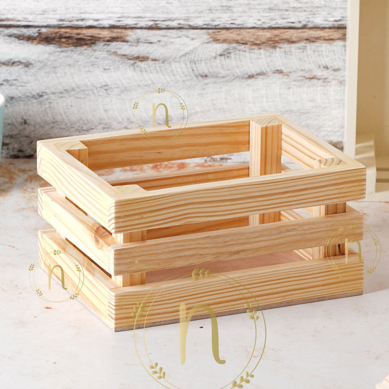 Wooden Crate - Basket | Organizer | Crate