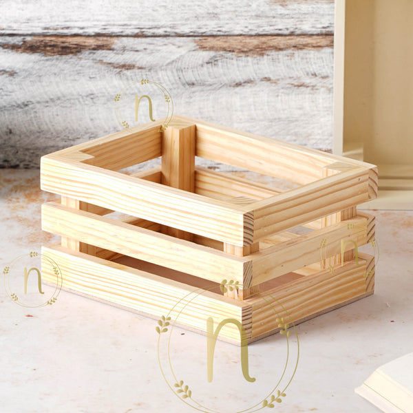 Wooden Crate - Basket | Organizer | Crate