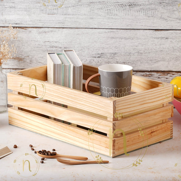 Wooden Storage Crate - Basket | Crate