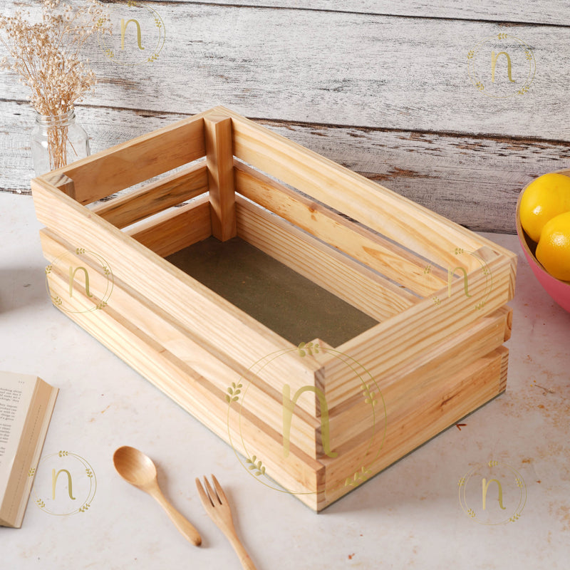 Wooden Storage Crate - Basket | Crate