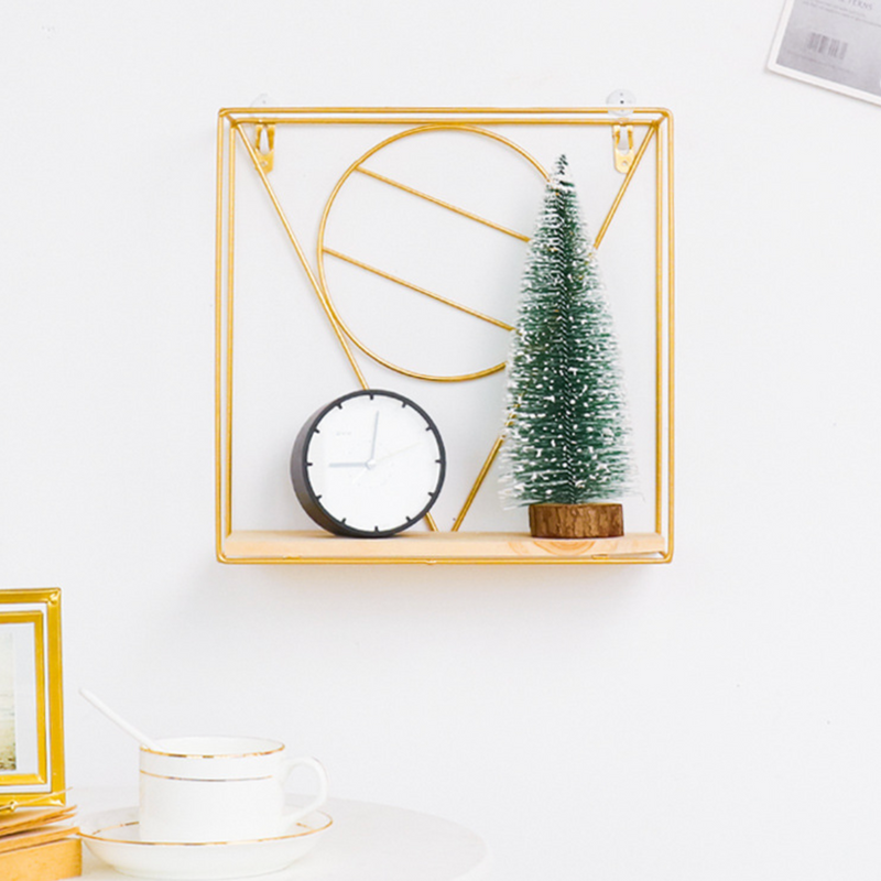 Wooden and Metal Shelf - Wall shelf and floating shelf | Shop wall decoration & home decoration items