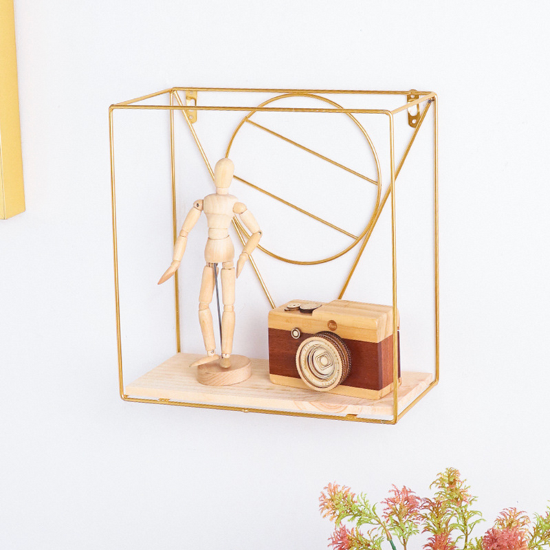 Wooden and Metal Shelf - Wall shelf and floating shelf | Shop wall decoration & home decoration items