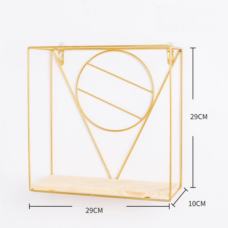 Wooden and Metal Shelf - Wall shelf and floating shelf | Shop wall decoration & home decoration items