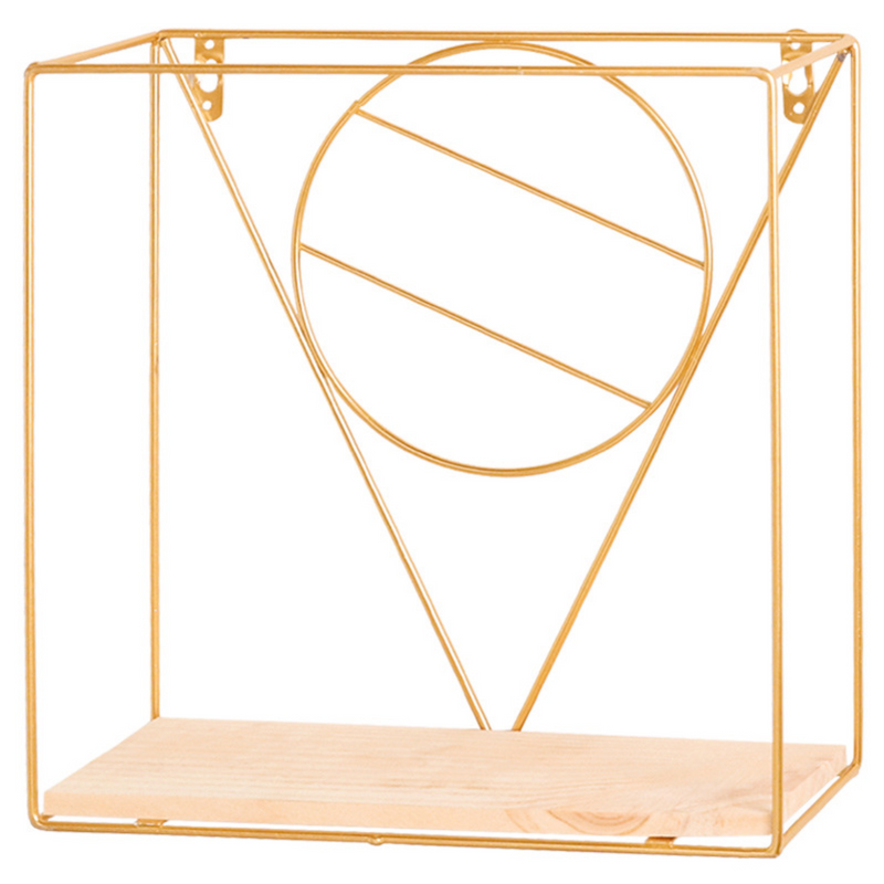 Wooden and Metal Shelf - Wall shelf and floating shelf | Shop wall decoration & home decoration items