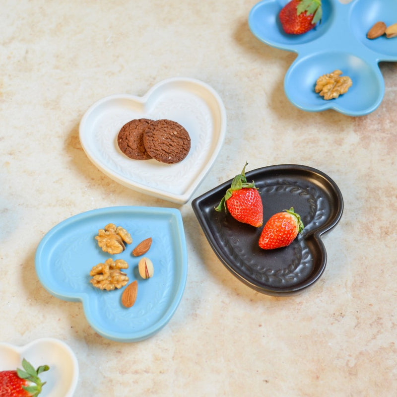 Heart Fruit Plate - Serving plate, snack plate, dessert plate | Plates for dining & home decor