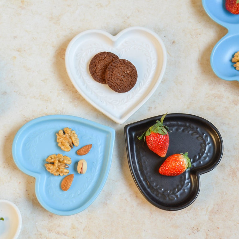 Heart Fruit Plate - Serving plate, snack plate, dessert plate | Plates for dining & home decor