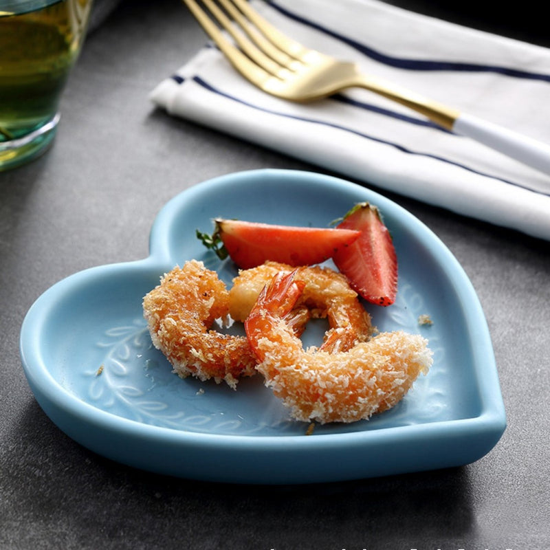 Heart Fruit Plate - Serving plate, snack plate, dessert plate | Plates for dining & home decor