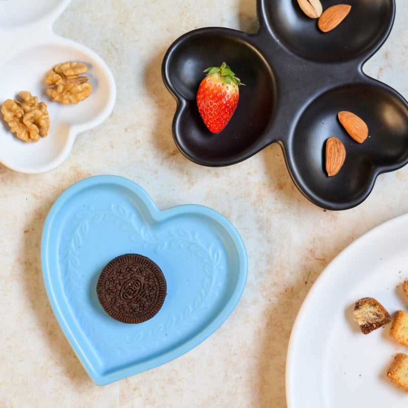 Heart Fruit Plate - Serving plate, snack plate, dessert plate | Plates for dining & home decor