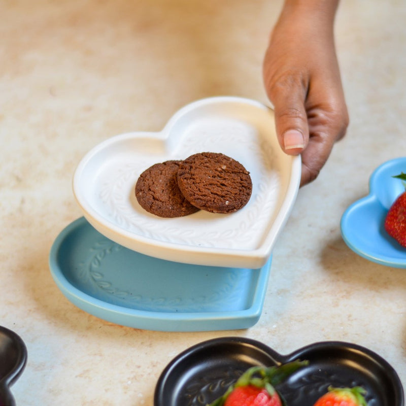 Heart Fruit Plate - Serving plate, snack plate, dessert plate | Plates for dining & home decor