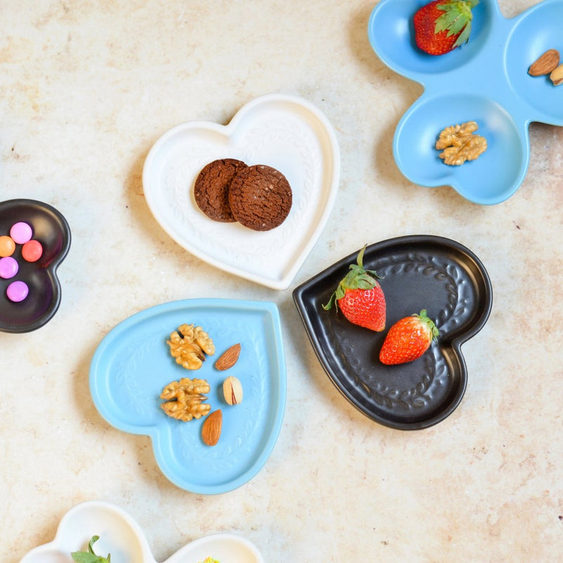 Heart Fruit Plate - Serving plate, snack plate, dessert plate | Plates for dining & home decor