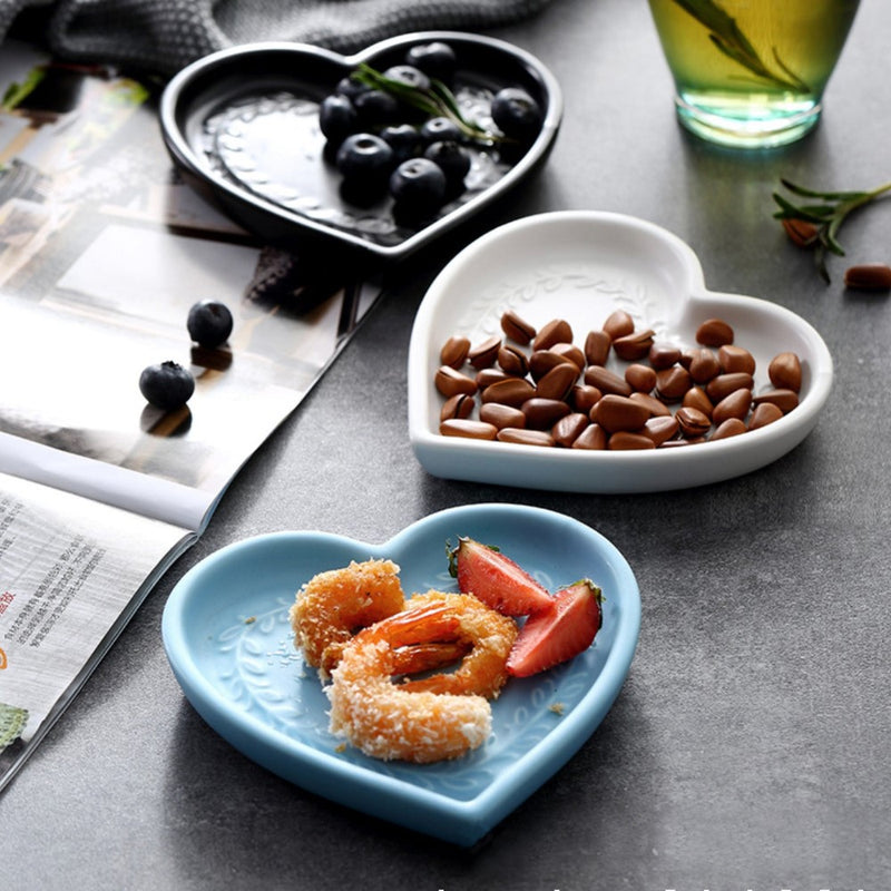 Heart Fruit Plate - Serving plate, snack plate, dessert plate | Plates for dining & home decor