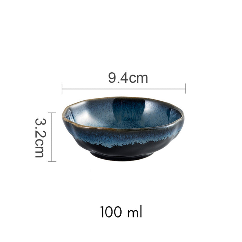 Sapphire Bowl 100 ml - Bowl, ceramic bowl, dip bowls, chutney bowl, dip bowls ceramic | Bowls for dining table & home decor 
