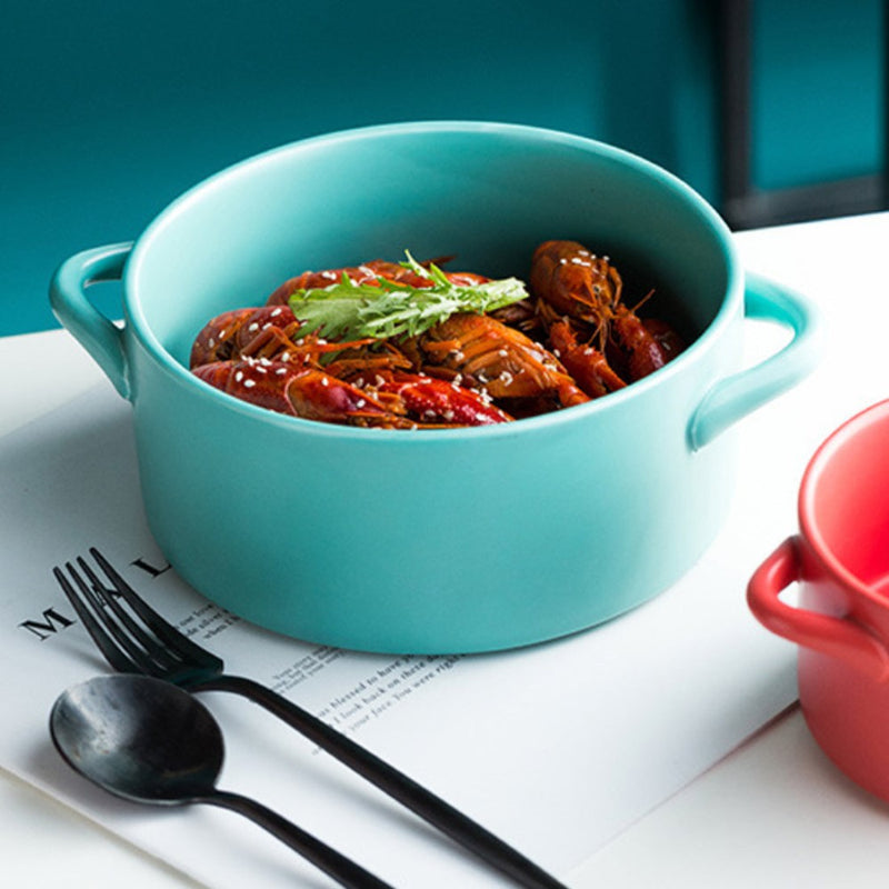 Curry pot - Bowl, ceramic bowl, serving bowls, noodle bowl, salad bowls, bowl for snacks, large serving bowl, bowl with handle | Bowls for dining table & home decor