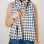 Large Chequered Blanket Scarf