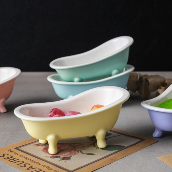 Yellow Tub Ceramic Snack Bowl 200 ml - Bowl,ceramic bowl, snack bowls, curry bowl, popcorn bowls | Bowls for dining table & home decor
