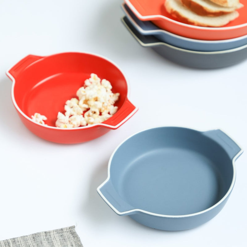 Ceramic Baking Pot Blue Small 400ml - Baking Dish