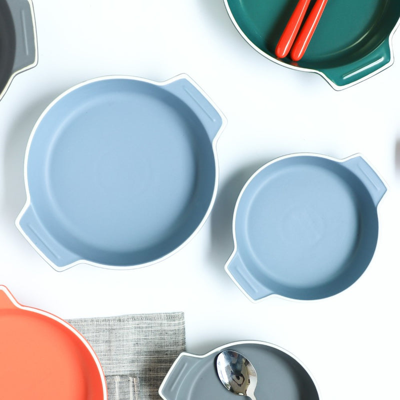 Ceramic Baking Pot Blue Small 400ml - Baking Dish