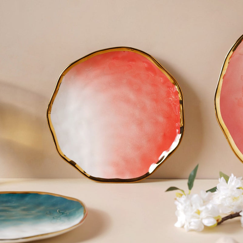Ombre Snack Plate - Serving plate, snack plate, dessert plate | Plates for dining & home decor