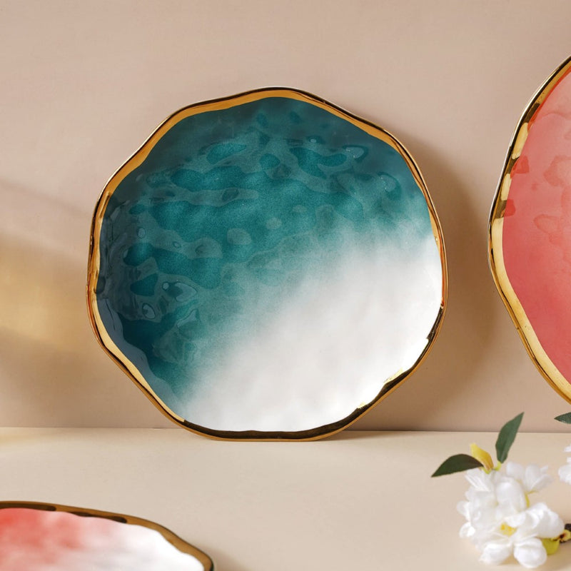 Ombre Snack Plate - Serving plate, snack plate, dessert plate | Plates for dining & home decor