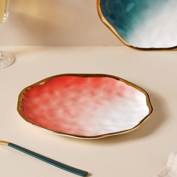 Ombre Snack Plate - Serving plate, snack plate, dessert plate | Plates for dining & home decor