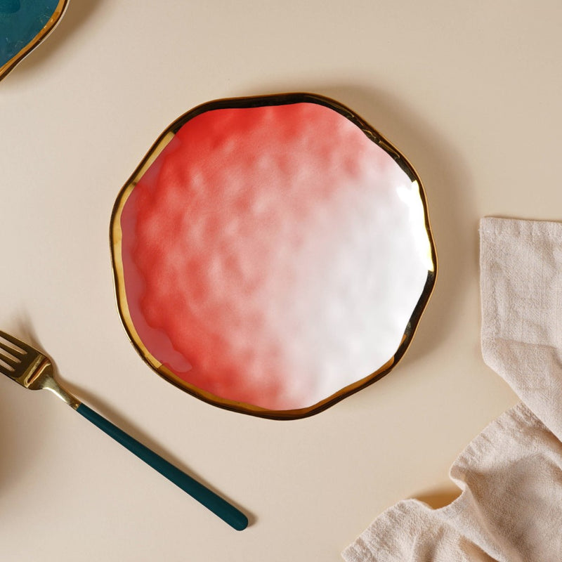 Ombre Snack Plate - Serving plate, snack plate, dessert plate | Plates for dining & home decor