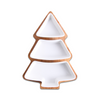 MERRY Christmas Tree Plate - Bowls, serving bowls, ceramic bowls, snack serving bowls, section bowls, small serving bowls | Bowls for dining table & home decor