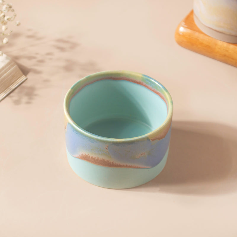 Opulent Ombre Blue Bowl 150 ml - Bowl, ceramic bowl, dip bowls, chutney bowl, dip bowls ceramic | Bowls for dining table & home decor 