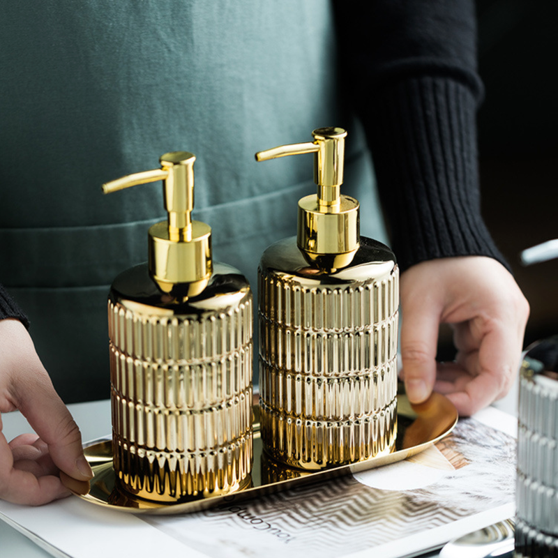 Metallic Dispenser Bottle