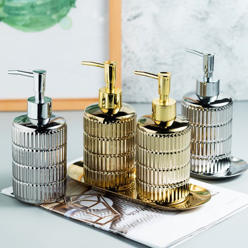 Metallic Dispenser Bottle
