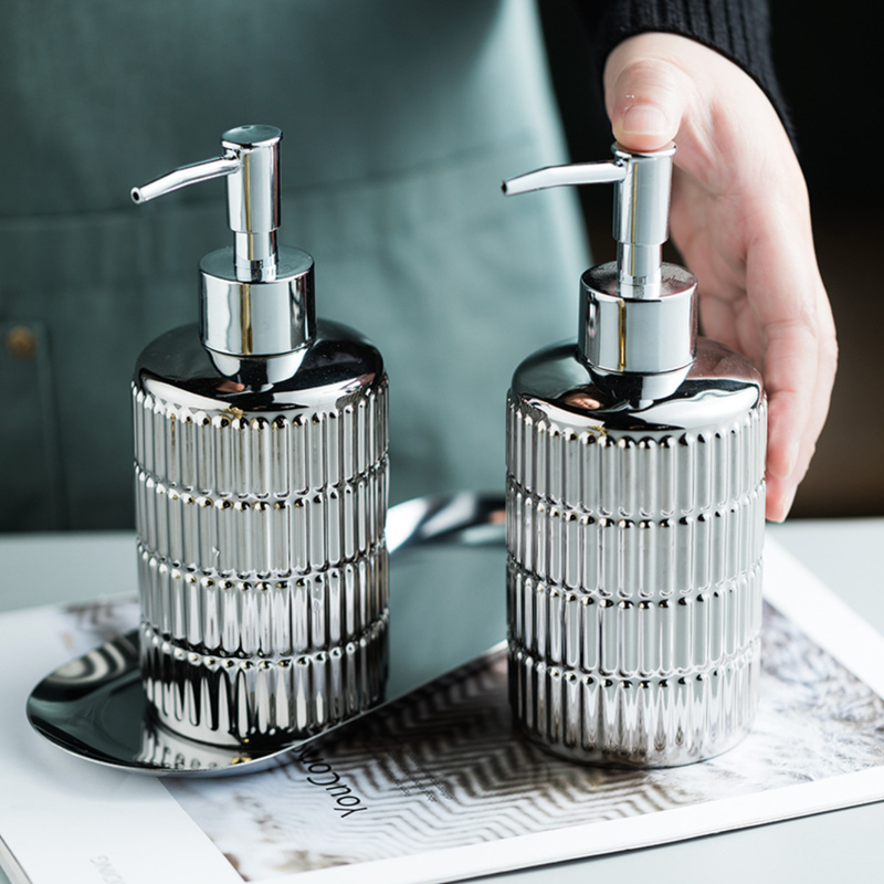 Metallic Dispenser Bottle
