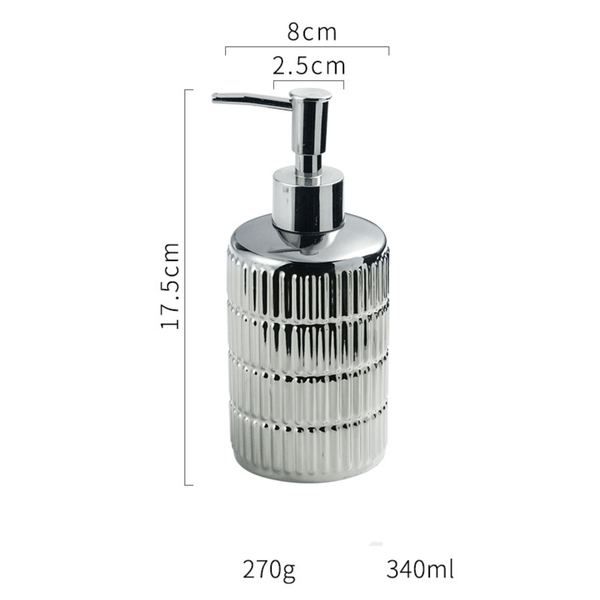 Metallic Dispenser Bottle