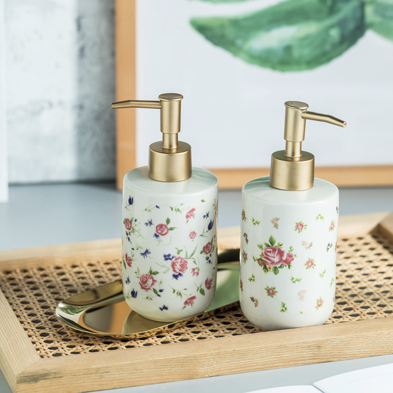 Ceramic best sale soap dispenser
