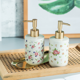 Floral Soap Dispenser